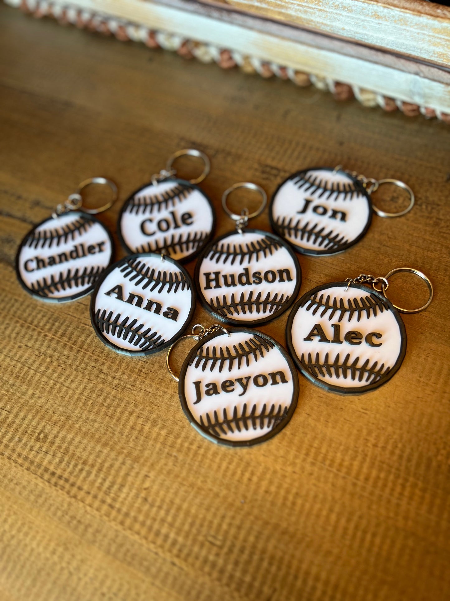 Custom Baseball Nameplate