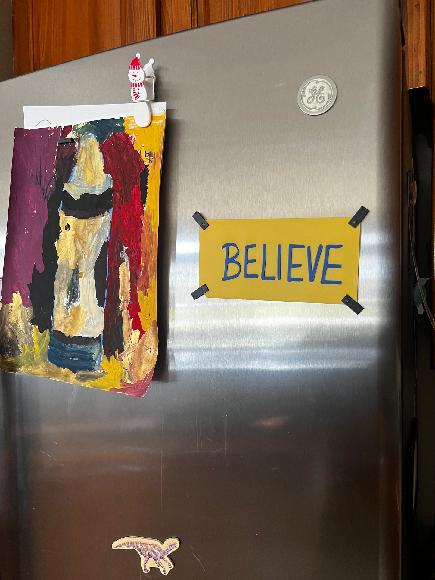 "Believe" Poster Fridge Magnet