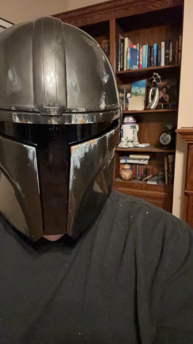 Custom Mandalorian Helmet