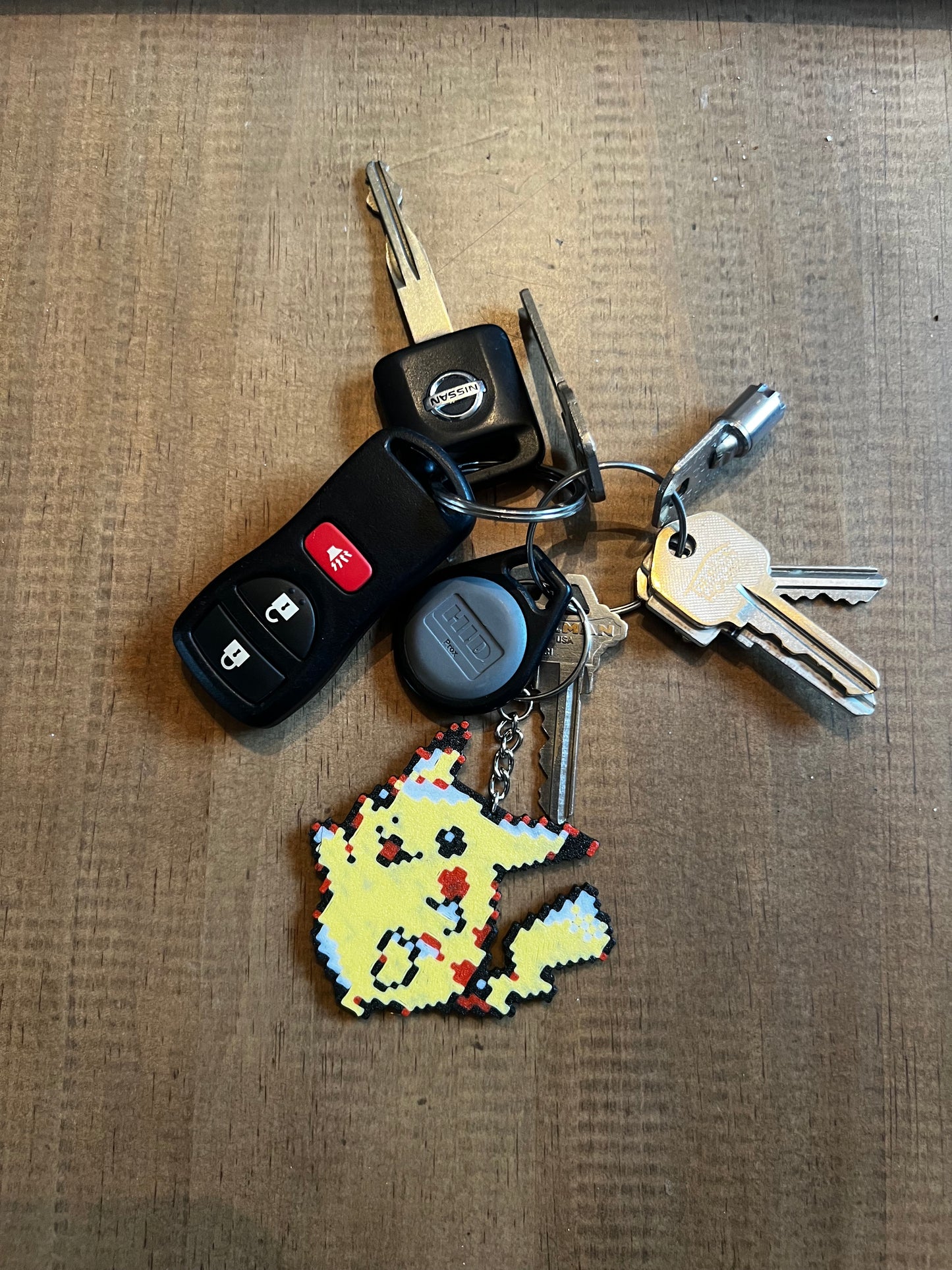 Gameboy Pixel Pokémon Keychain